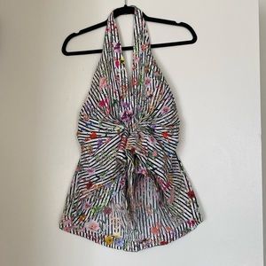 Zara Collection floral halter